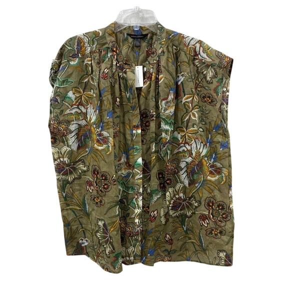 Banana Republic Linen Floral Shirt – Size L Tall – NWT – Vacationcore - Picture 1 of 5